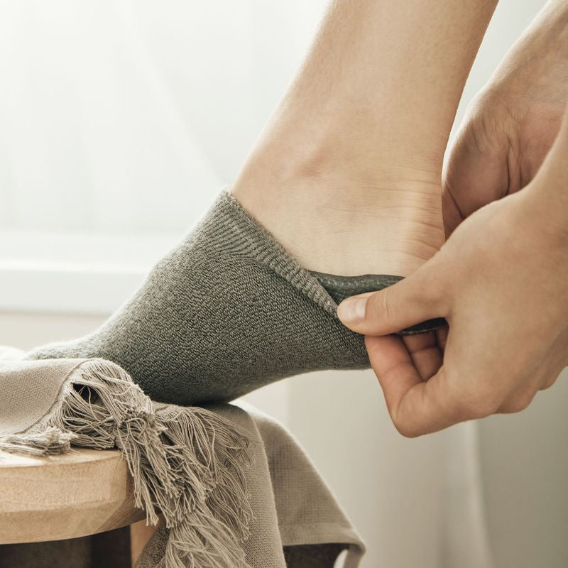 Calcetines para la hidratación de los pies